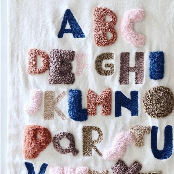 Alphabet needle cotton banner - Picture 2 of 3